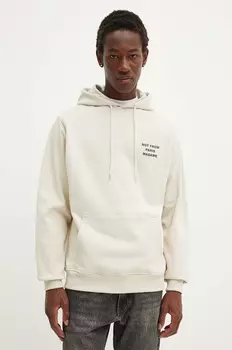 Хлопковая толстовка Drle de Monsieur, бежевый