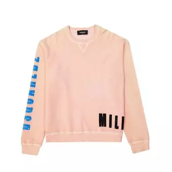 Хлопковая толстовка Dsquared2, оранжевый