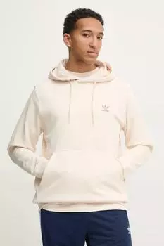 Хлопковая толстовка Essential Adidas Originals, бежевый