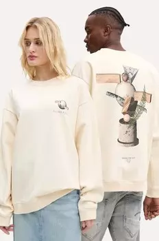 Хлопковая толстовка Filling Pieces, бежевый