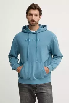 Хлопковая толстовка FINCH Guess, синий