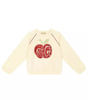 Хлопковая толстовка Gucci Kids, мультиколор