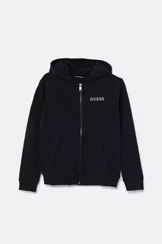 Хлопковая толстовка Guess для мальчика/девочки, темно-синий