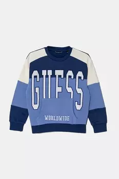 Хлопковая толстовка Guess для мальчика/девочки, синий