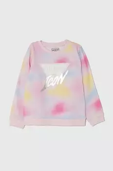 Хлопковая толстовка Guess для мальчика/девочки, розовый