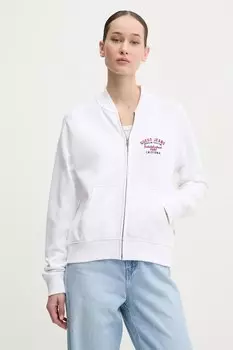 Хлопковая толстовка Guess Jeans, белый