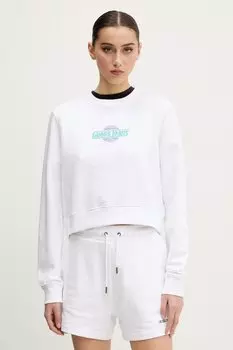 Хлопковая толстовка Guess Jeans, белый