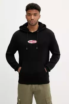 Хлопковая толстовка Guess Jeans, черный