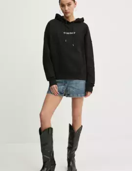 Хлопковая толстовка Guess Jeans, черный