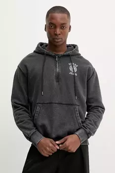 Хлопковая толстовка Guess Jeans, серый