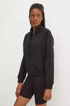 Хлопковая толстовка Guess STACIE, черный