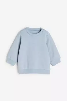 Хлопковая толстовка H&M, синий