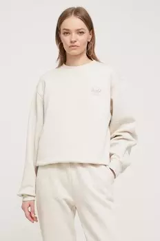 Хлопковая толстовка Herschel, бежевый