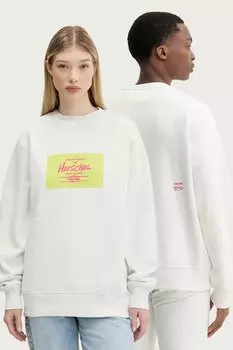 Хлопковая толстовка Herschel, бежевый