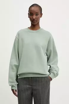 Хлопковая толстовка Herschel, зеленый