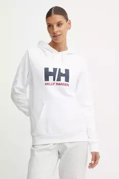 Хлопковая толстовка HH Logo 2.0 Helly Hansen, белый