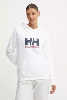 Хлопковая толстовка HH LOGO 2.0 Helly Hansen, белый