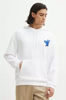 Хлопковая толстовка Hugo Blue, белый