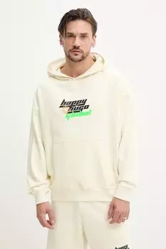 Хлопковая толстовка Hugo Blue, бежевый