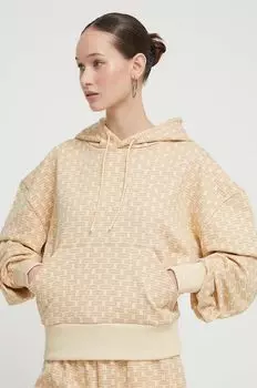 Хлопковая толстовка Hugo Blue, бежевый