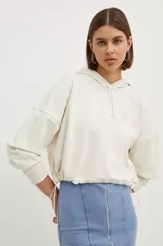 Хлопковая толстовка Hugo Blue, бежевый