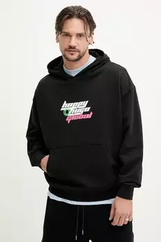 Хлопковая толстовка Hugo Blue, черный