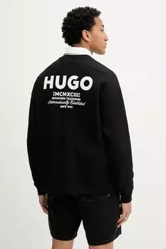 Хлопковая толстовка Hugo Blue, черный