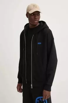 Хлопковая толстовка Hugo Blue, черный