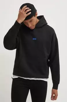 Хлопковая толстовка Hugo Blue, черный