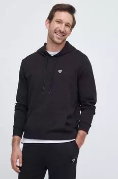Хлопковая толстовка Hummel, черный