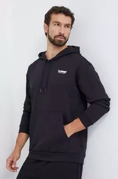 Хлопковая толстовка Hummel, черный