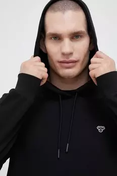 Хлопковая толстовка Hummel, черный