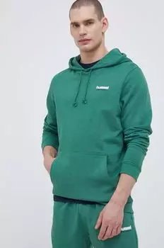 Хлопковая толстовка Hummel, зеленый
