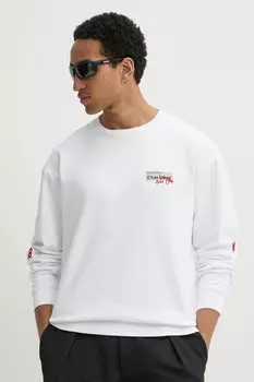 Хлопковая толстовка Iceberg, белый