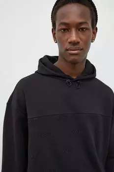 Хлопковая толстовка Iceberg, черный