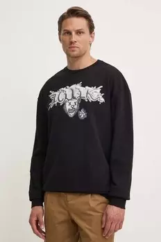 Хлопковая толстовка Iceberg, черный