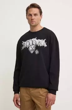 Хлопковая толстовка Iceberg, черный