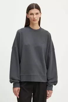 Хлопковая толстовка Iceberg, серый