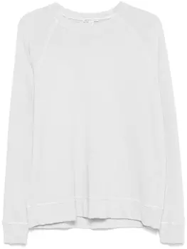 Хлопковая толстовка James Perse, серый