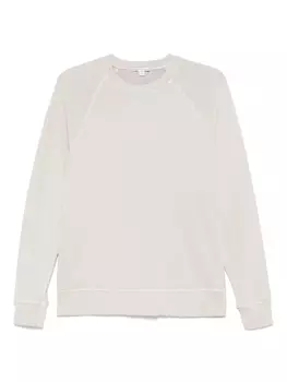 Хлопковая толстовка James Perse, серый