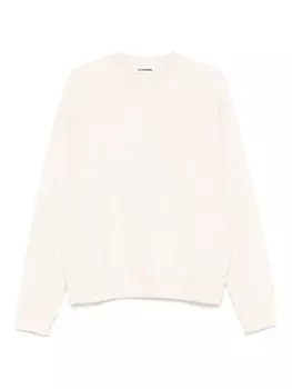 Хлопковая толстовка Jil Sander, нейтральный