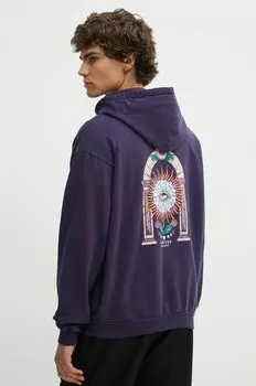 Хлопковая толстовка Kaotiko, фиолетовый