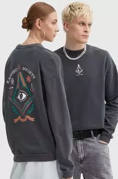 Хлопковая толстовка Kaotiko, серый