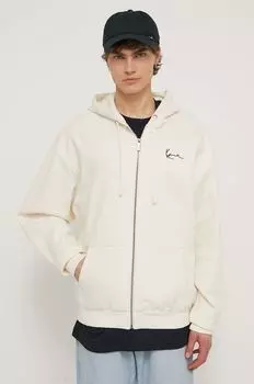 Хлопковая толстовка Karl Kani, бежевый