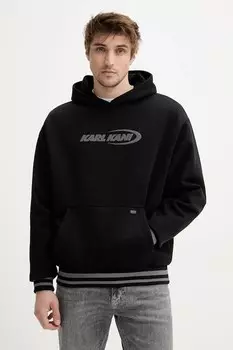 Хлопковая толстовка Karl Kani, черный