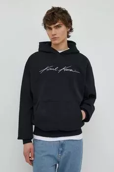 Хлопковая толстовка Karl Kani, черный
