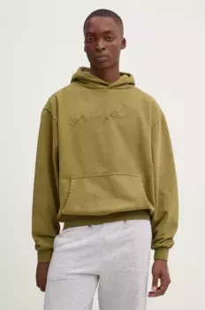 Хлопковая толстовка Karl Kani, зеленый