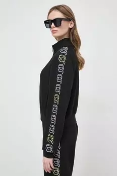Хлопковая толстовка Karl Lagerfeld, черный