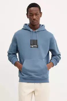 Хлопковая толстовка Karl Lagerfeld Jeans, синий