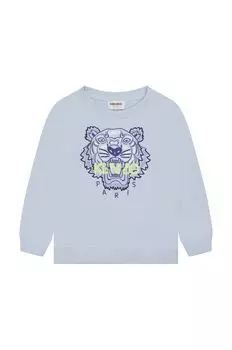 Хлопковая толстовка Kenzo Kids для мальчиков и девочек Kenzo kids, синий